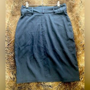 Anthropologie black pencil skirt